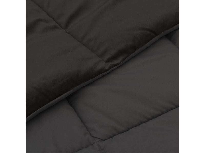  Duvet - couette complet toute l'année 200 x 200 cm 4 saisons anthracite  - Conforama E