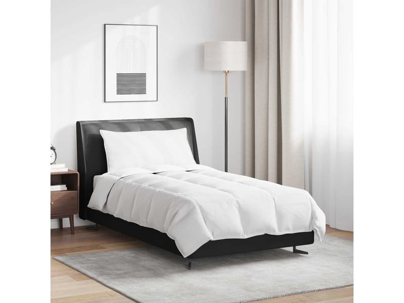  Duvet d'été simple avec oreiller 2 pcs - couette blanc plume de canard  - Conforama B