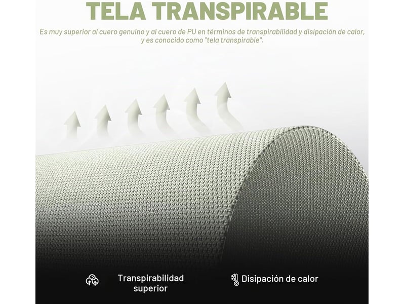 Gtplayer chaise de jeu ergonomique, réglable et pivotante en tissu respirant - vert GT905-GE - Conforama D