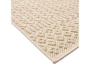 Tapis tissé en relief sinata 160x230cm naturel