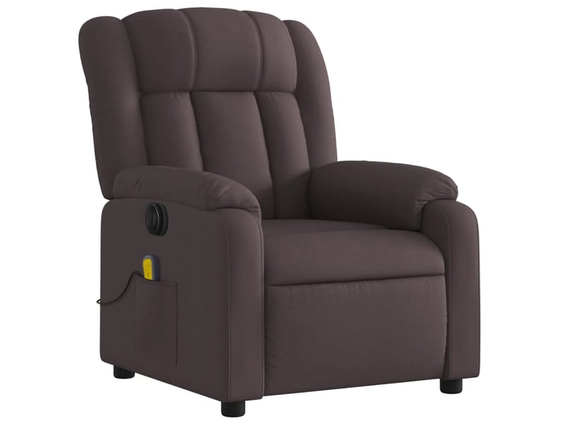  Fauteuil de massage inclinable électrique, fauteuil relax marron foncé tissu shl55849  - Conforama D