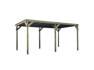 Carport en bois 3000 x 5000 mm