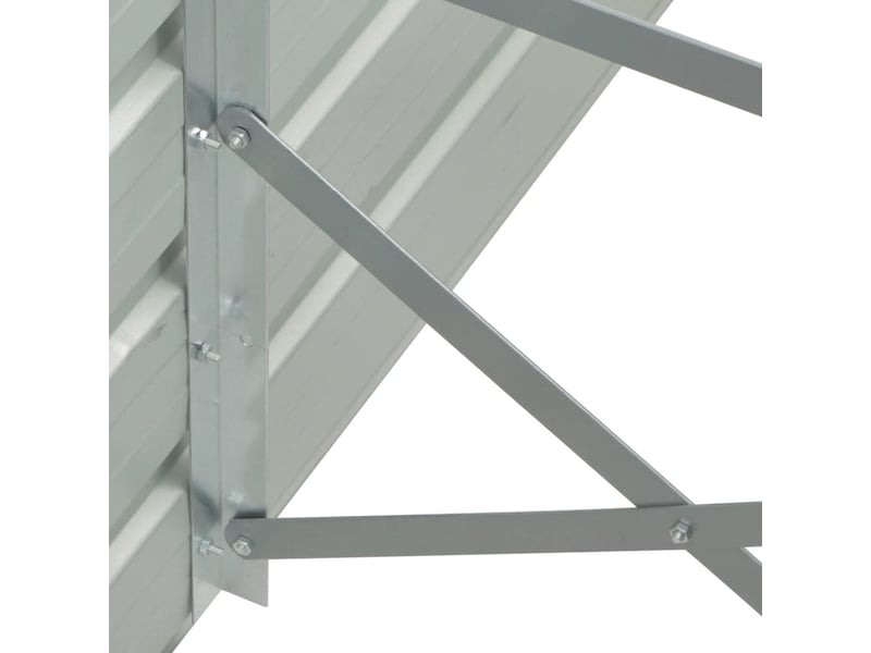  Jardinière - bac à fleurs 320x40x77 cm acier galvanisé gris  - Conforama E