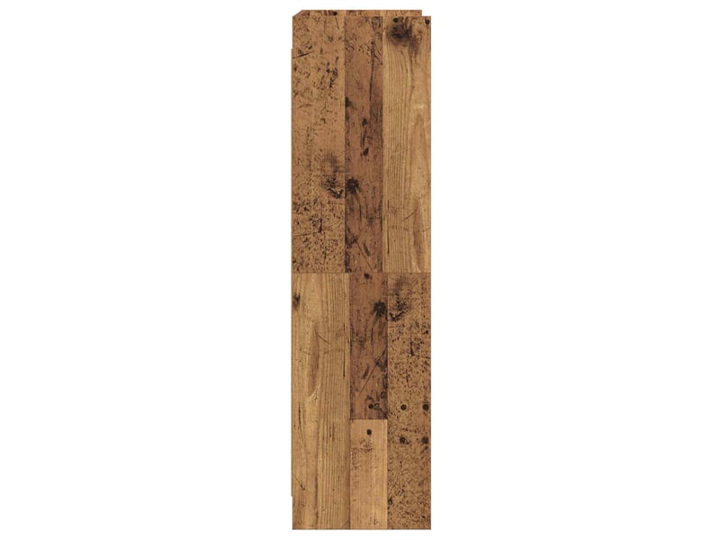  Bibliothèque, étagère de rangement bois ancien 87,5 x 30 x 111 cm bois d'ingénierie  - Conforama E
