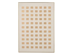 Tableau déco squares milo 100x140cm doré