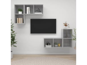 Meuble tv coloris gris  <strong></strong>  <strong></strong>