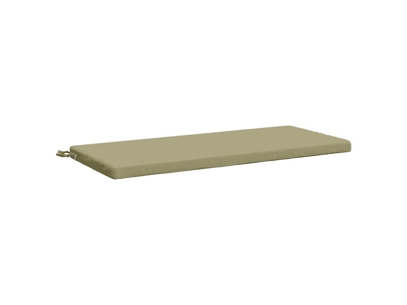  Lot de 2 coussins de banc, coussins d'assise soest 100 % polyester vert clair cf57560  - Conforama D