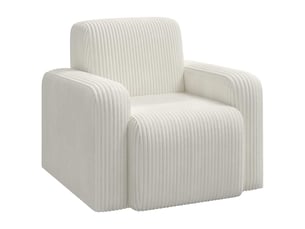 Fauteuil relax manuel VIDAXL  Velours côtelé beige