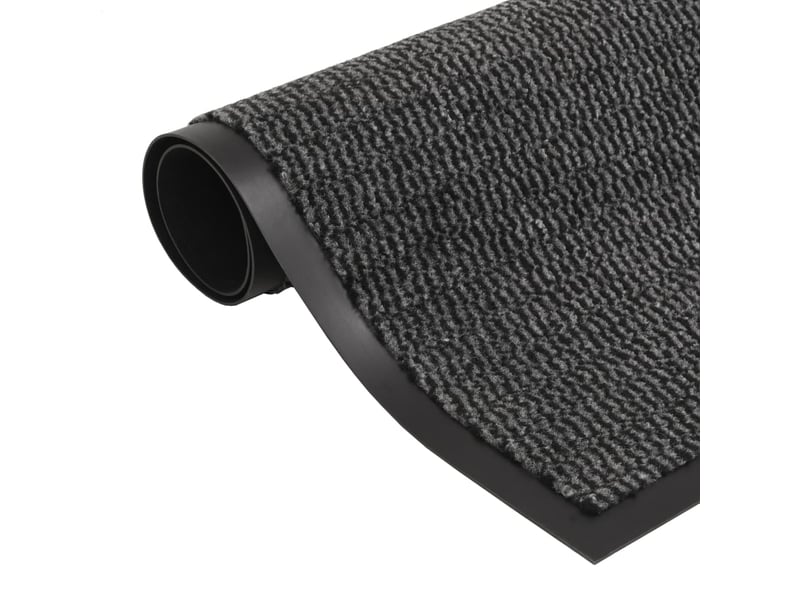  Tapis de porte, paillasson rectangulaire 60 x 90 cm anthracite  - Conforama A