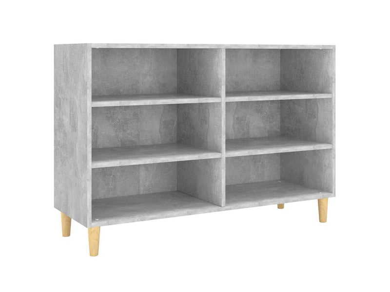  Buffet - bahut - meuble de rangement gris béton 103,5x35x70 cm bois d'ingénierie  - Conforama A