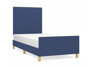 Lit simple 100x200 cm    coloris bleu