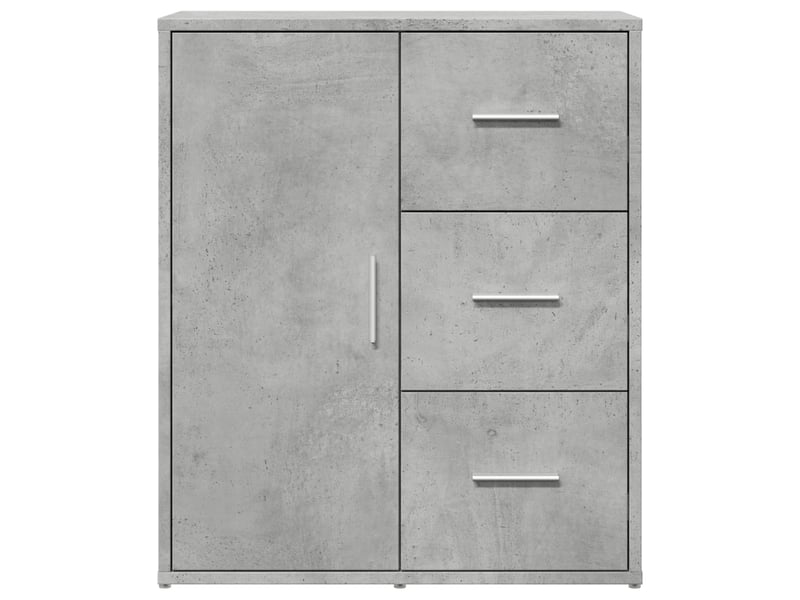  Buffets 2 pcs - bahut - meuble de rangement gris béton 60x31x70 cm bois d'ingénierie  - Conforama E