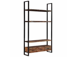 Bibliotheque coloris  bois clair  <strong></strong> <strong></strong> - 118 cm x 200 cm