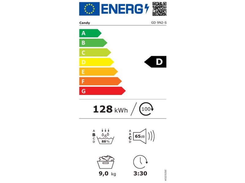 Seche linge pompe a chaleur 9 kg 16 programmes affichage led gd 9n2-s prodry GD 9N2-S - Conforama D