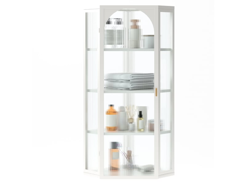 Armoire murale 4 niveaux 56 x 40 x 105 cm evryae - Conforama A