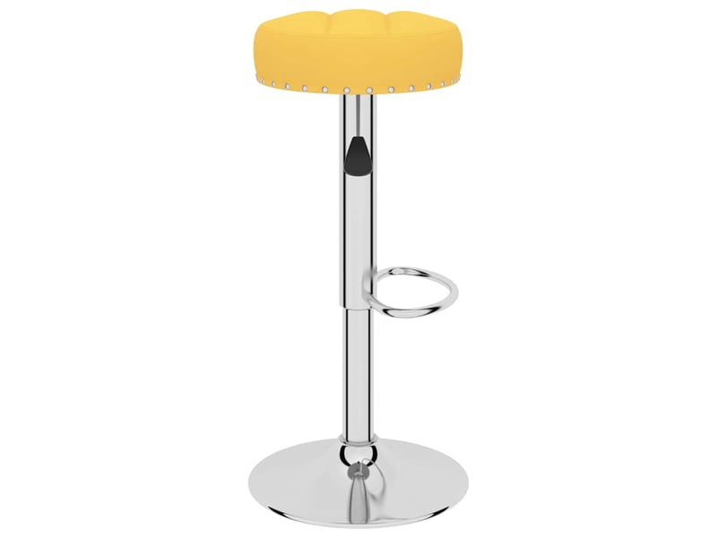  Lot de 2 tabouret de bar, chaise de bar jaune moutarde tissu shl48638  - Conforama D