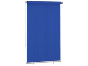 Store enrouleur, store roulant d'extérieur 145 (l) x 230 (h) cm bleu hdpe cf47332