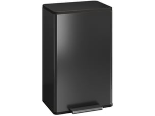 Poubelle de cuisine à pédale 45 l en métal et acier inoxydable 42,5x35x68 cm