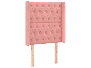Tete de lit A poser largeur 83 cm rose