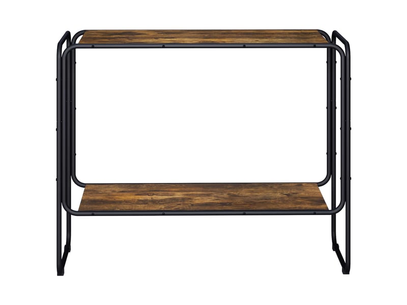  Buffet salon, buffet de rangement chêne fumé 93.5x38x75 cm bois d'ingénierie  - Conforama C