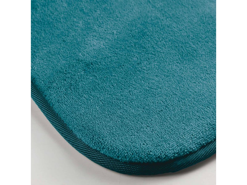  Tapis uni en flanelle flanou 60x110cm bleu  - Conforama B