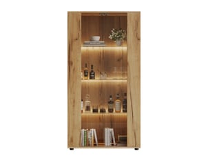 Vitrine coloris naturel <strong>PANGIVO</strong> <strong></strong> - 80 cmx150.5 cm