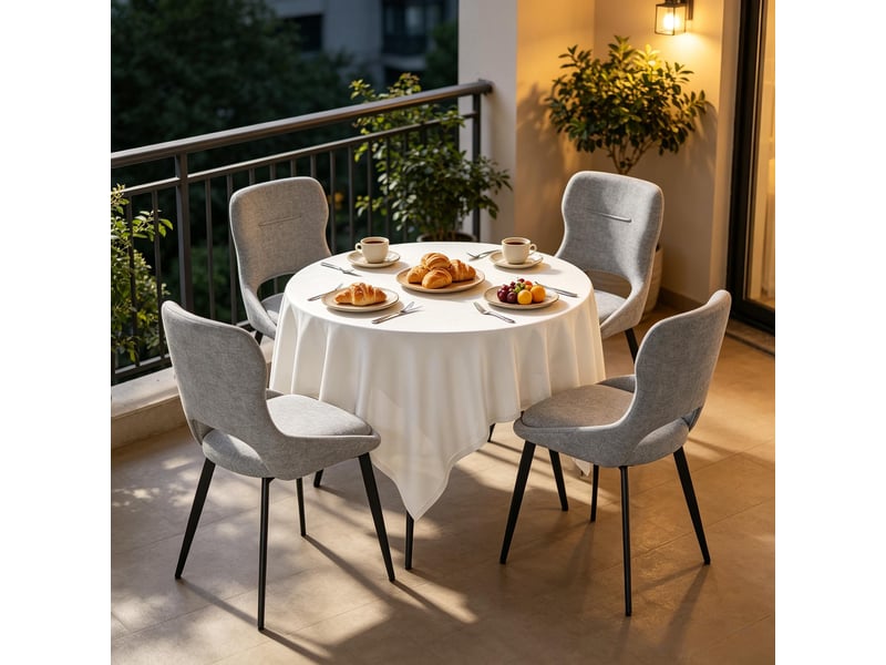 Chaises élégance lot de 4, coiffeuse, salle à manger, salon, rembourrées et confortables - Conforama E