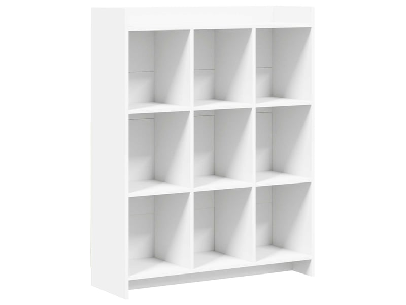  Bibliothèque, armoire à livres blanc 87,5 x 30 x 111 cm bois d'ingénierie  - Conforama A
