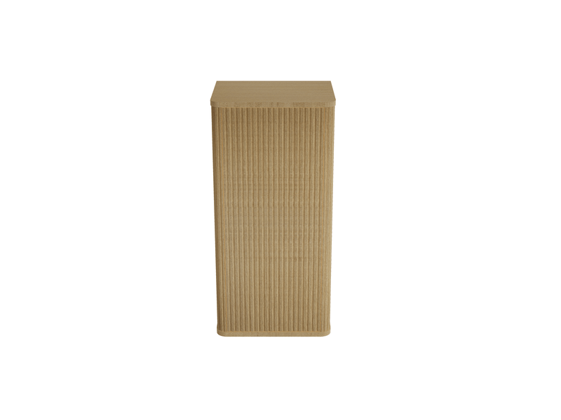 Armoire de salle de bains murale 36x29x75 cm push-to-open, coloris chêne - Conforama R