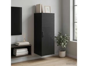 Armoire     <strong></strong> <strong></strong> coloris noir largeur 33 cm