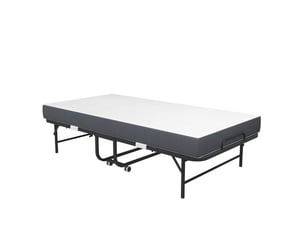 Lit escamotable 90x190 cm coloris noir