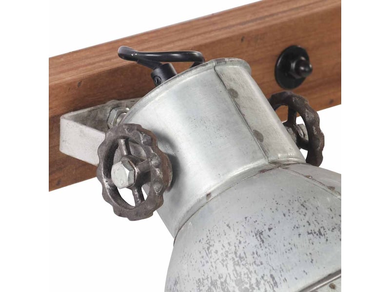  Lampe murale, applique murale industrielle argenté 65x25 cm e27  - Conforama E