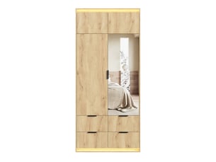 Armoire     <strong>SWEIKO</strong> <strong></strong> coloris naturel largeur 90 cm