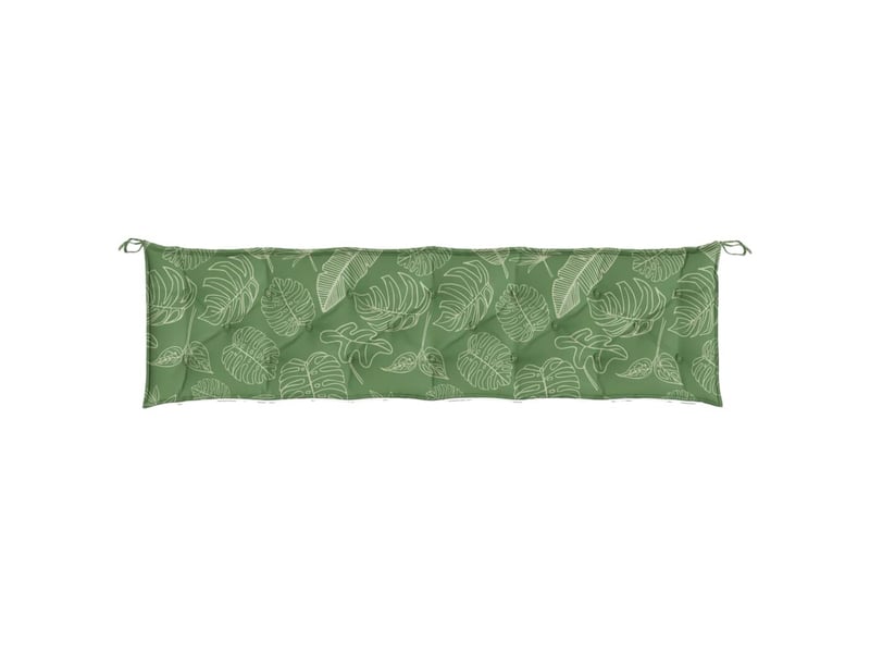  Coussin de banc de jardin, coussin d'assise motif de feuilles 200x50x7 cm tissu cf52764  - Conforama D