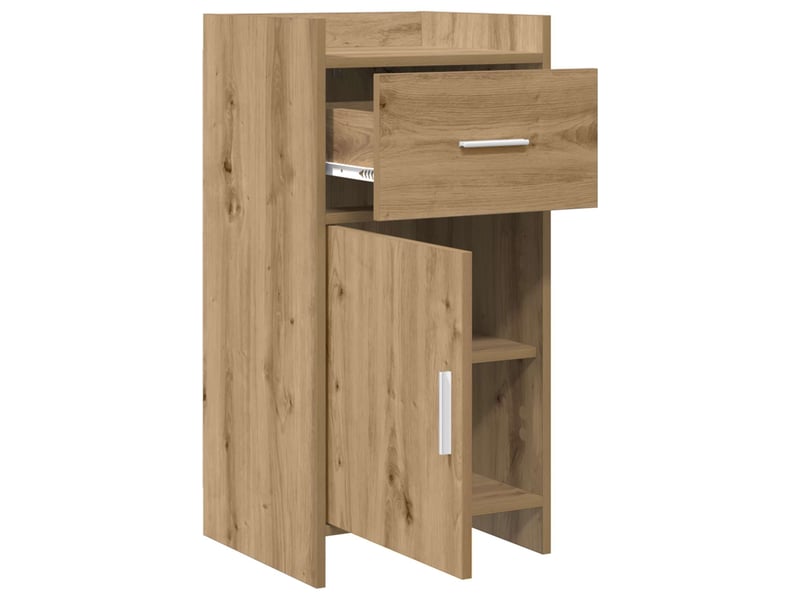  Buffet - bahut - meuble de rangement chêne artisanal 40 x 36 x 80 cm bois d'ingénierie  - Conforama D