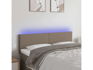 Tete de lit A poser largeur 144 cm   taupe