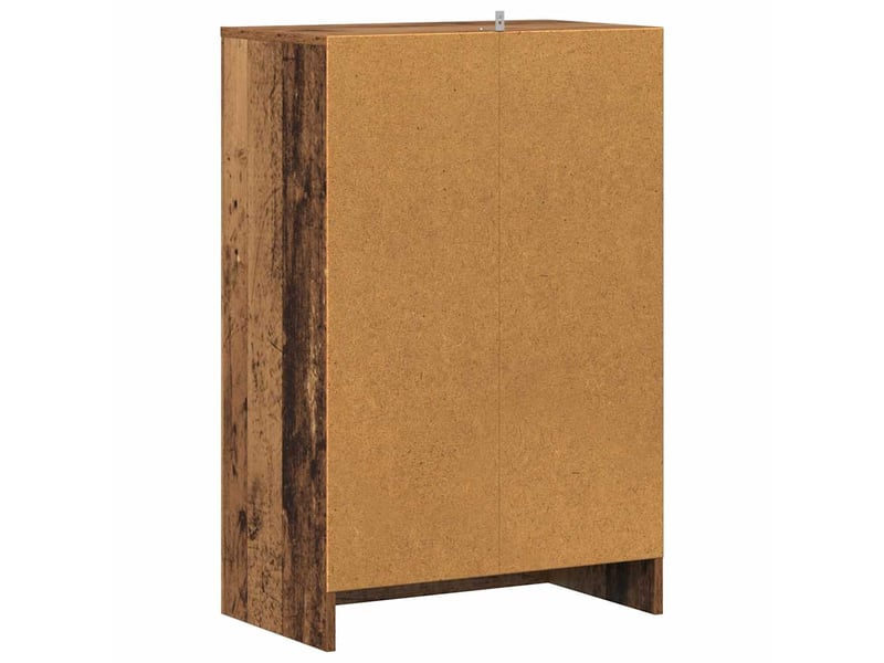  Meuble à chaussure, cabinet à chaussures 60x35x92 cm bois ancien  - Conforama E