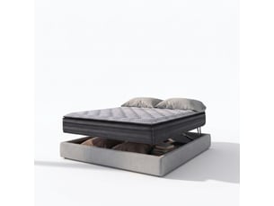 Ensemble matelas et sommier 160x200 cm Ressorts + mémoire de forme <strong>Sampur</strong> <strong>PREMIUM</strong> soutien Medium épaisseur 25 cm