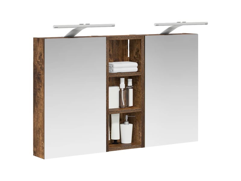  Ensemble de meubles de salle de bain 3 pcs 80x10.5x50 cm shl2391  - Conforama C