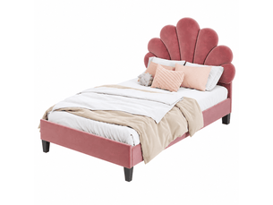 Lit simple 90x200 cm   OMNIGLINT TRADING LTD coloris rouge