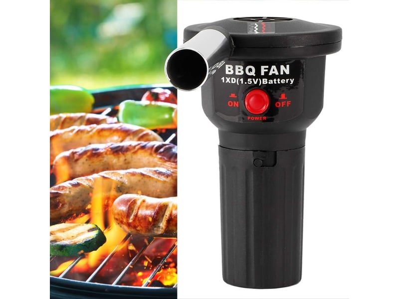  Ventilateur électrique sûr pour barbecue alimenté par batterie  - Conforama C