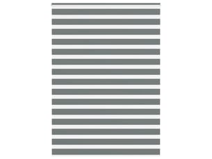 Store zèbre, store de fenêtre gris foncé largeur du tissu 150,9 cm polyester cf48580