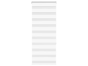 Store zèbre, store de fenêtre blanc 65x150 cm largeur du tissu 60,9 cm polyester cf48413