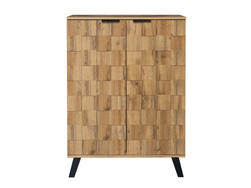  Meuble à chaussures moderne, 5 compartiments, étagères réglables, 80,5 × 35 × 109,5 cm  - Conforama A