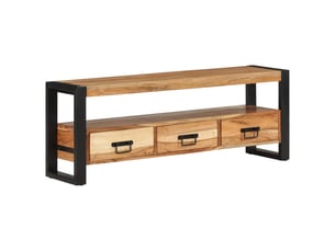 Meuble tv coloris marron 120 cm <strong></strong>  <strong></strong>