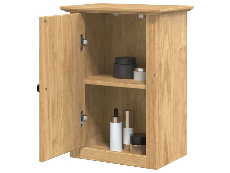  Armoire murale de salle de bain, cabinet de salle de bain bodo marron miel cf65188  - Conforama C