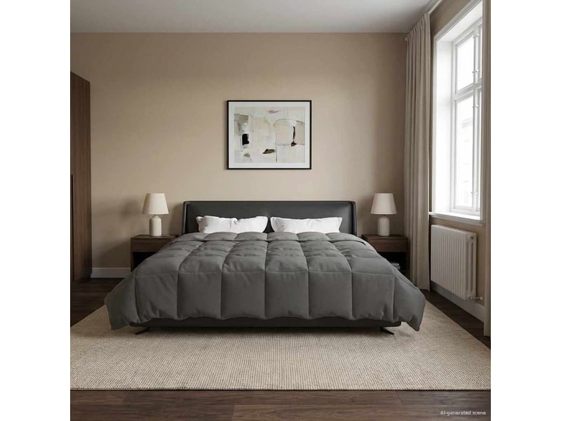 Duvet d'hiver - couette 240 x 260 cm hiver - couette microfibre (100% polyester) - Conforama D