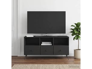 Meuble tv coloris noir 102 cm <strong></strong>  <strong></strong>