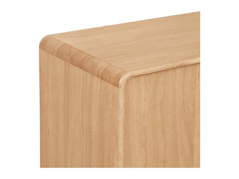 Bona-buffet haut 4 portes vintage chêne naturel 100x140 cm  - Conforama D