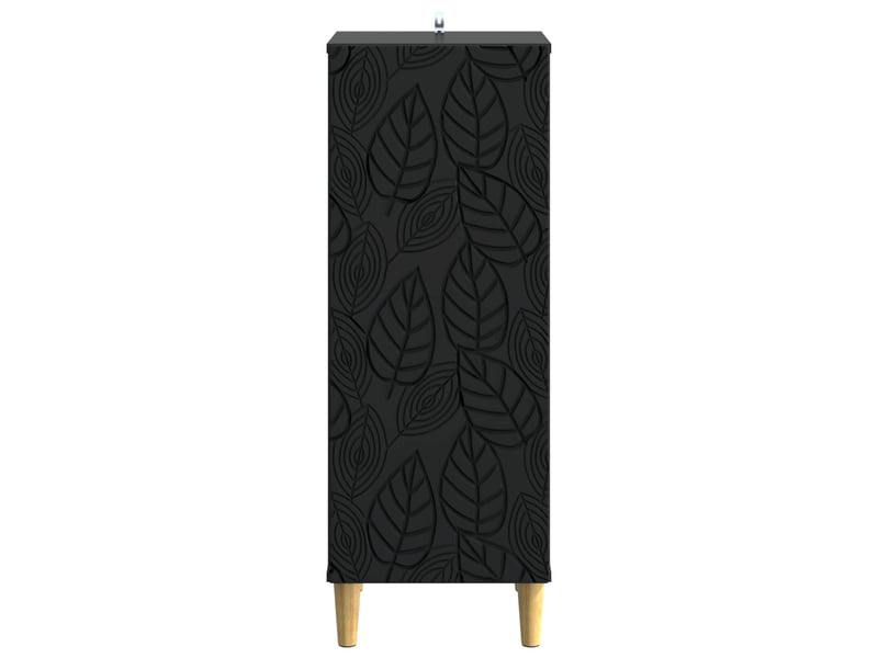  Buffet - bahut - meuble de rangement noir 33 x 34,5 x 90 cm bois d'ingénierie  - Conforama E